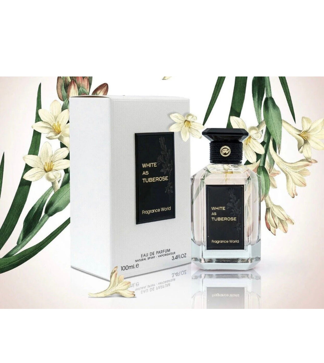 White As Tuberose by Fragance World 3.4oz EDP