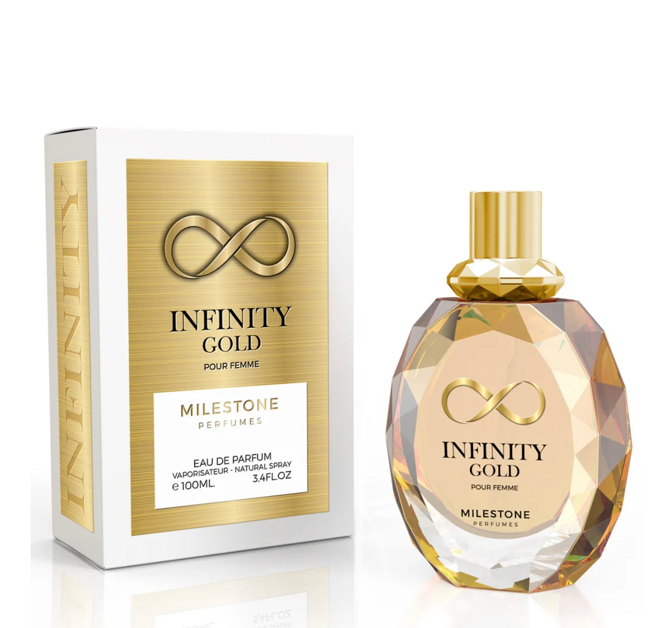 Infinity Gold Pour Femme by Milestone 3.4oz EDP
