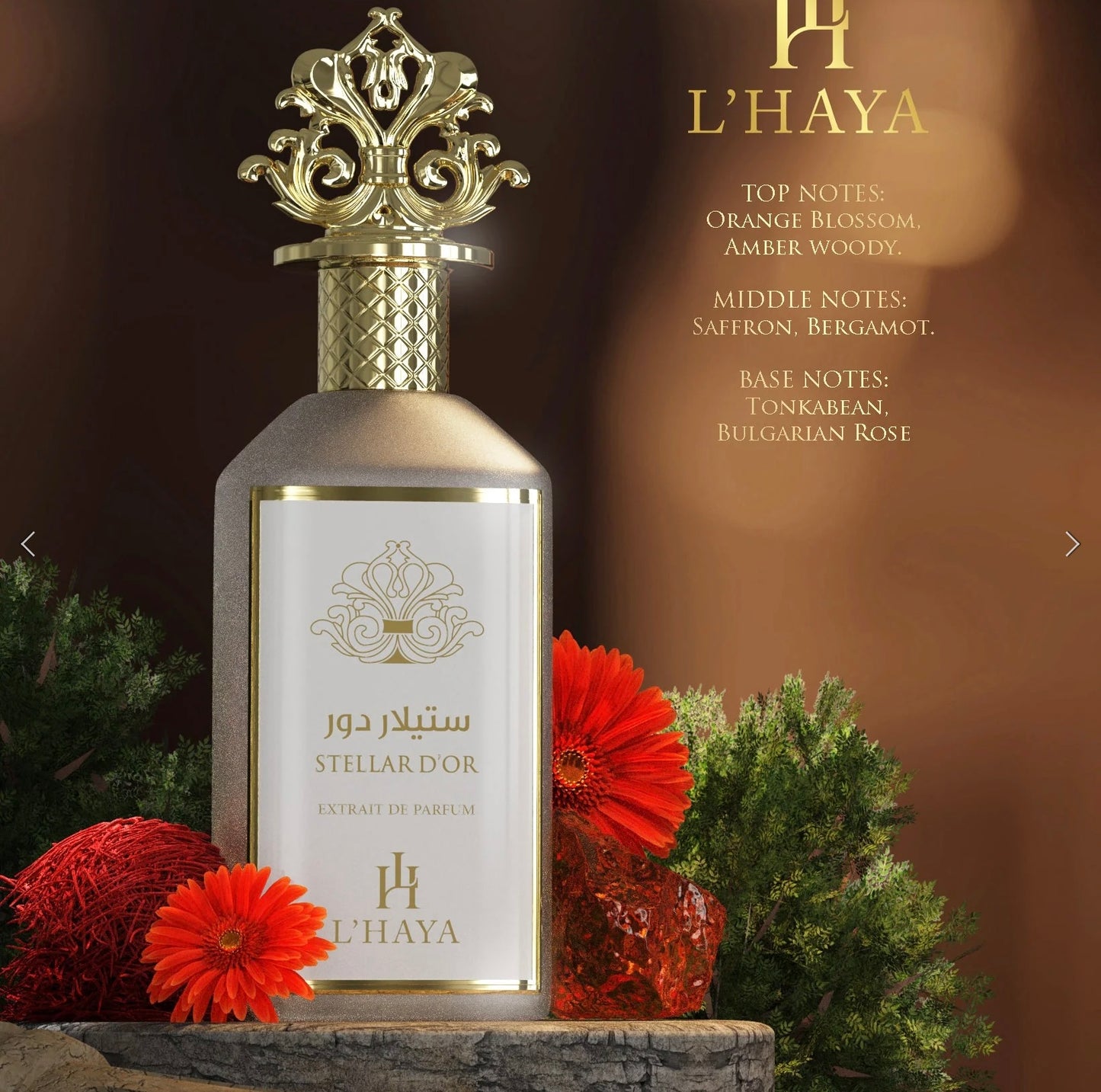 L’Haya Stellar D’or 3.4oz Extrait De Parfum