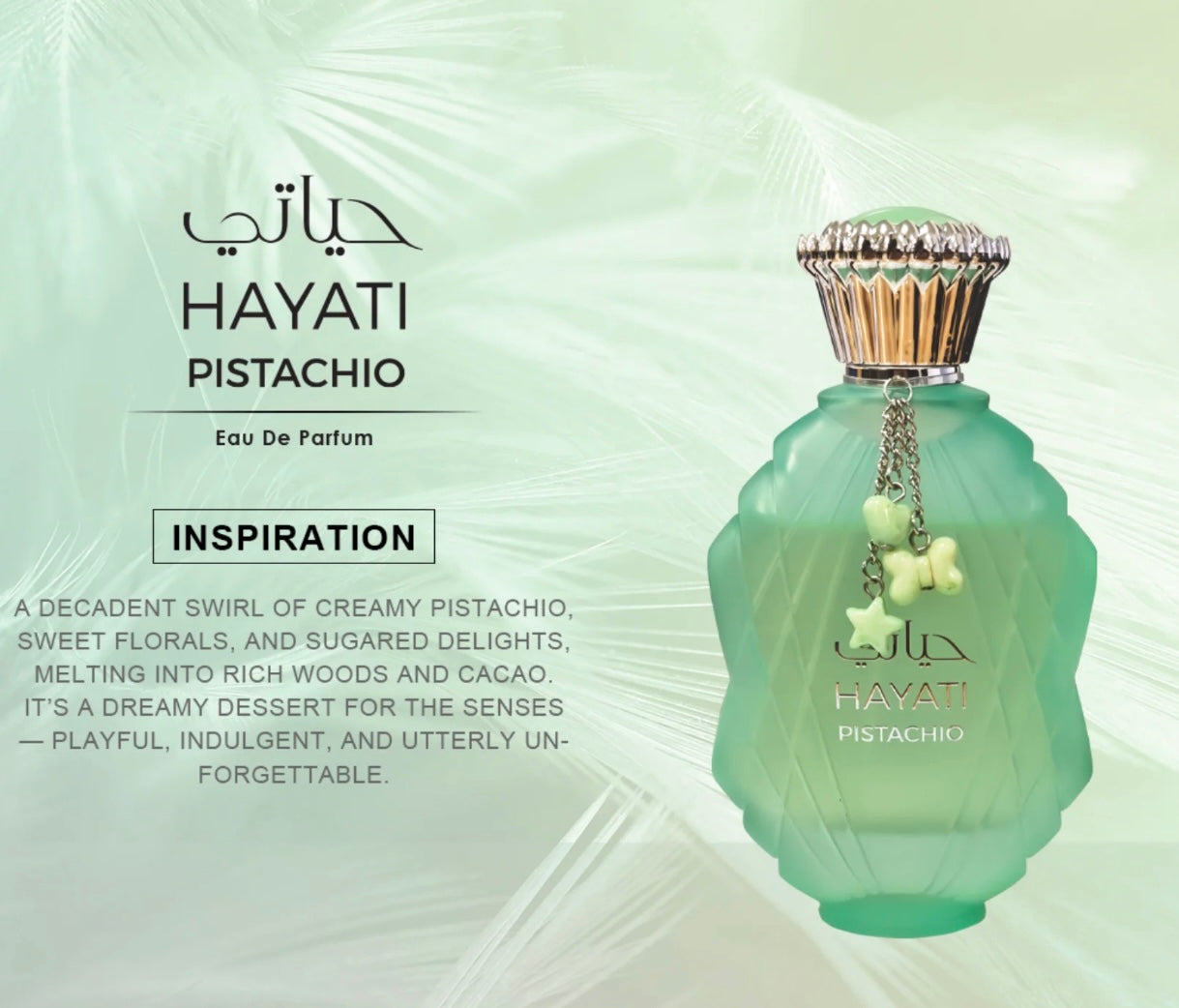 Hayati Pistachio by Milestone 3.4oz EAU De Parfum