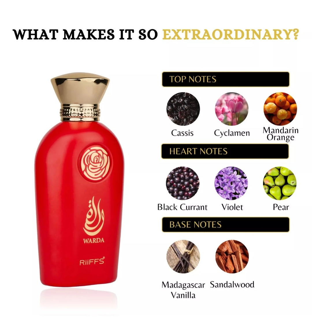 Warda By Riiffs 3.4 oz EAU De Parfum for Women