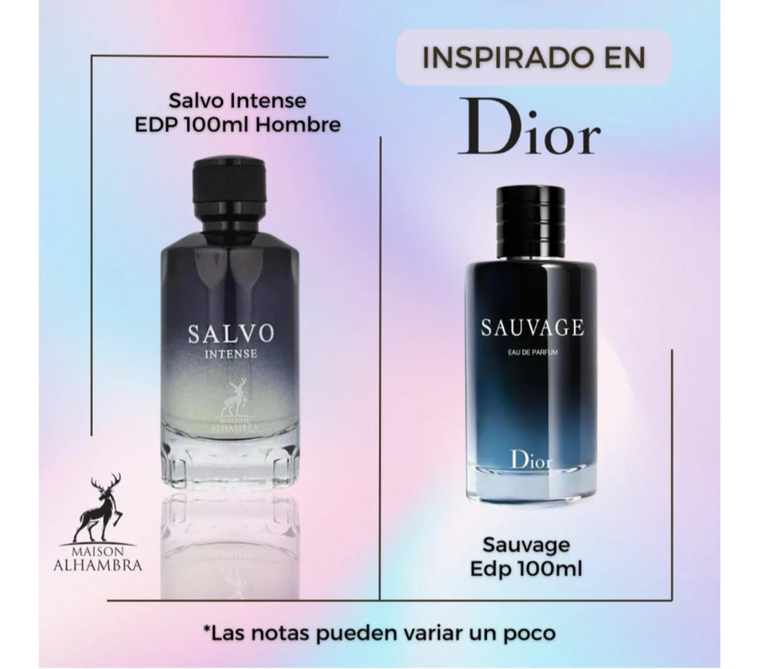 Salvo Intense By Maison Alhambra 3.4 oz EAU De Parfum