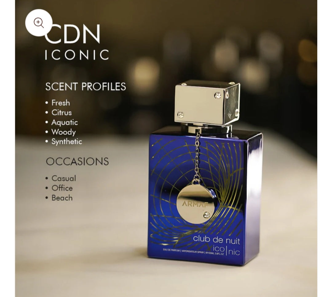 Club De Nuit Iconic by Armaf 3.4 oz EAU De Parfum