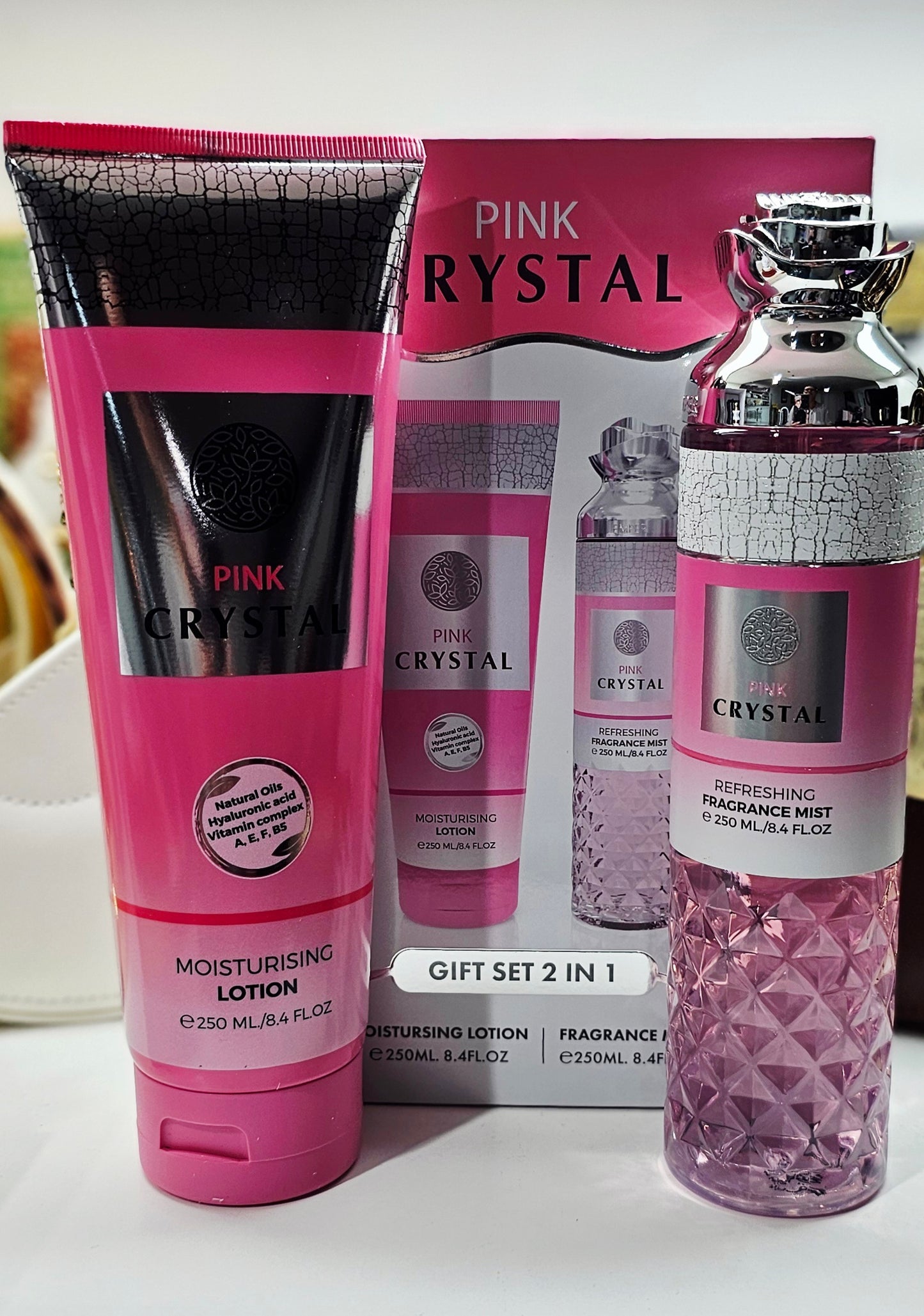 Gift Set 2 in 1 Pink Cristal 250ml/each