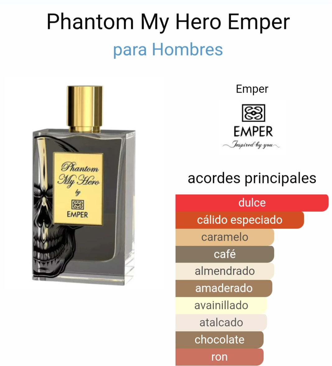 Phantom My Hero by Emper 3.4 oz EAU De Parfum