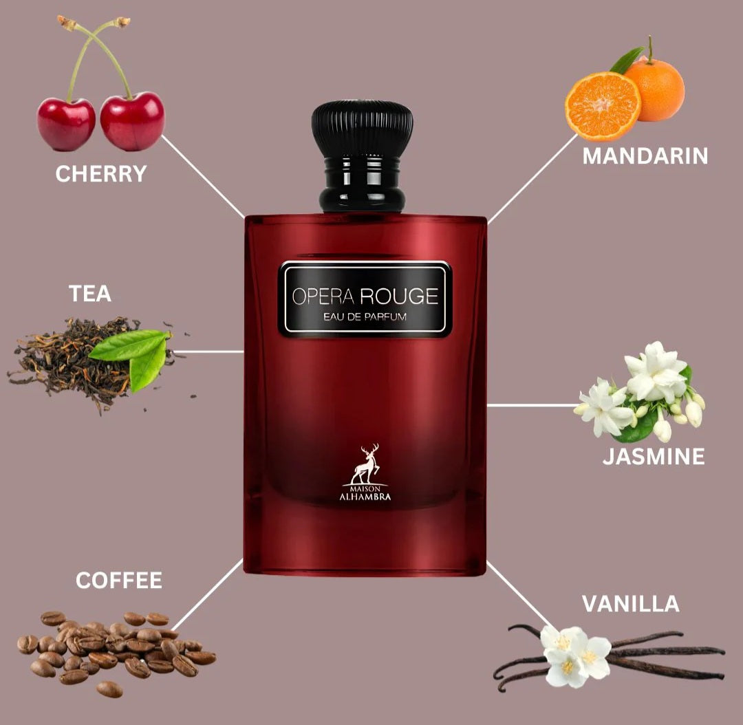 Opera Rouge By Maison Alhambra 3.4 oz EAU De Parfum