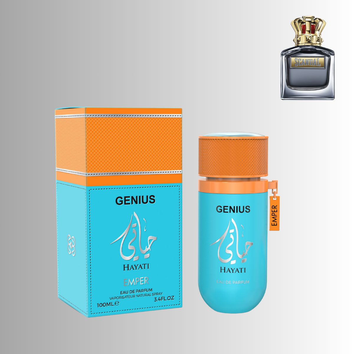 Genius Hayati by Emper 3.4 oz EAU De Parfum