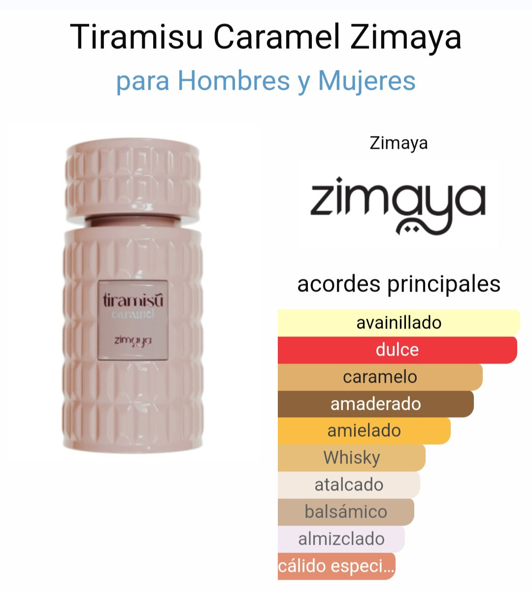 Tiramisu Caramel by Zimaya 3.4 de Parfum