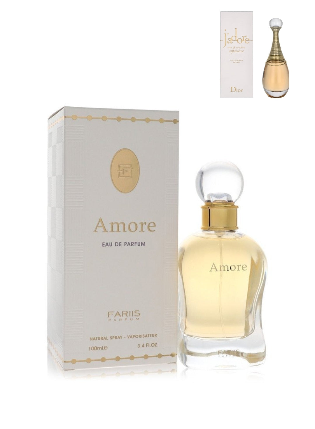 Amore By Fariis 3.4 oz EAU De Parfum for Women