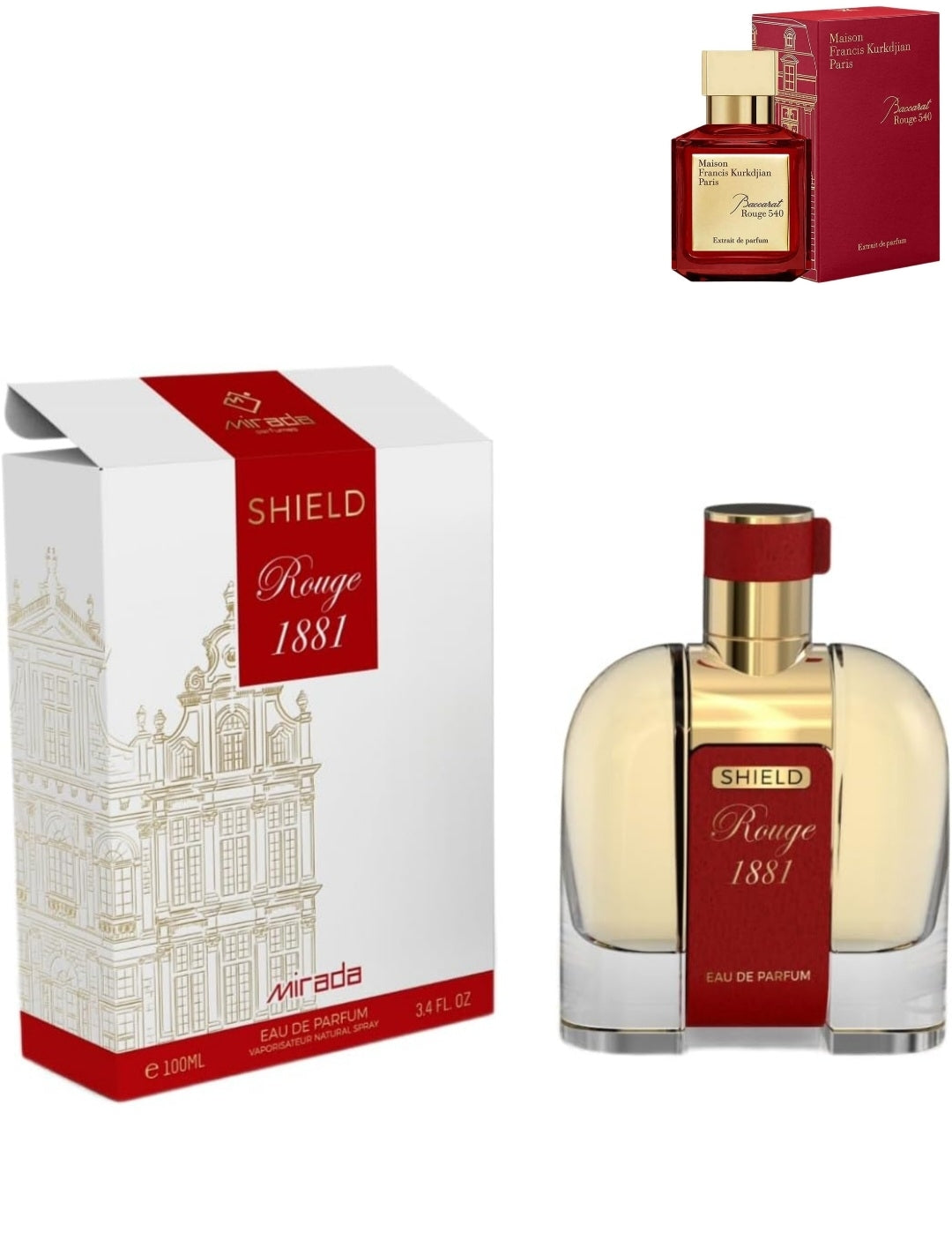 Shield Rouge 1881 By Mirada 3.4 oz EAU De Parfum