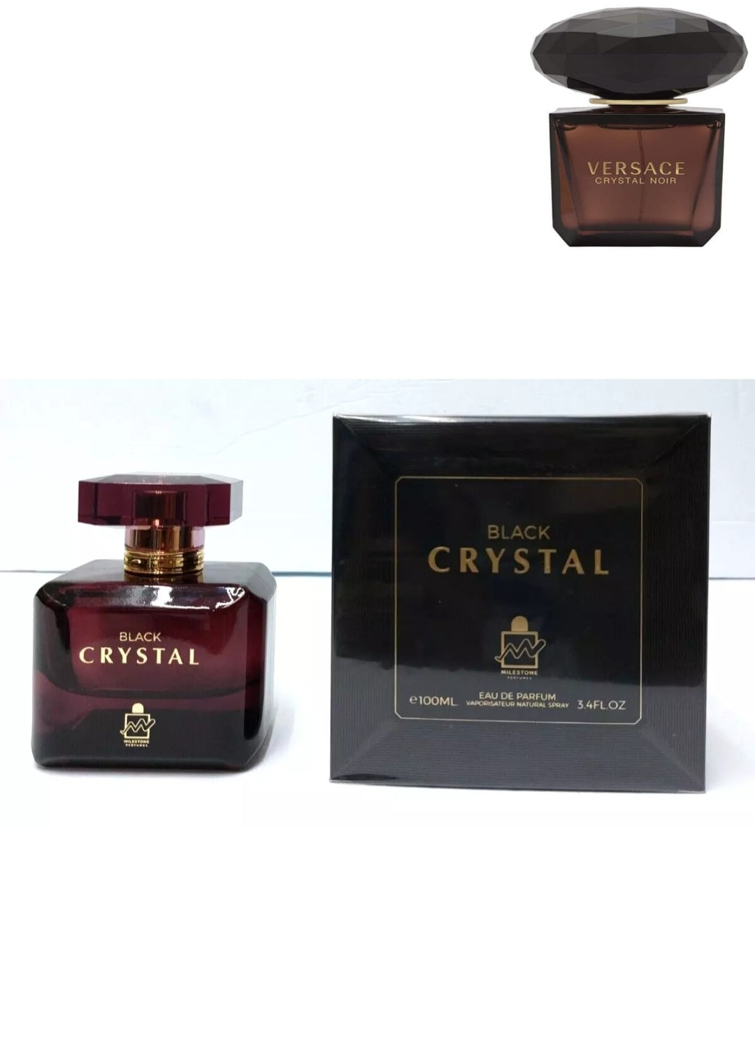 Black Cristal by Milestone 3.4 oz EAU De Parfum for Women