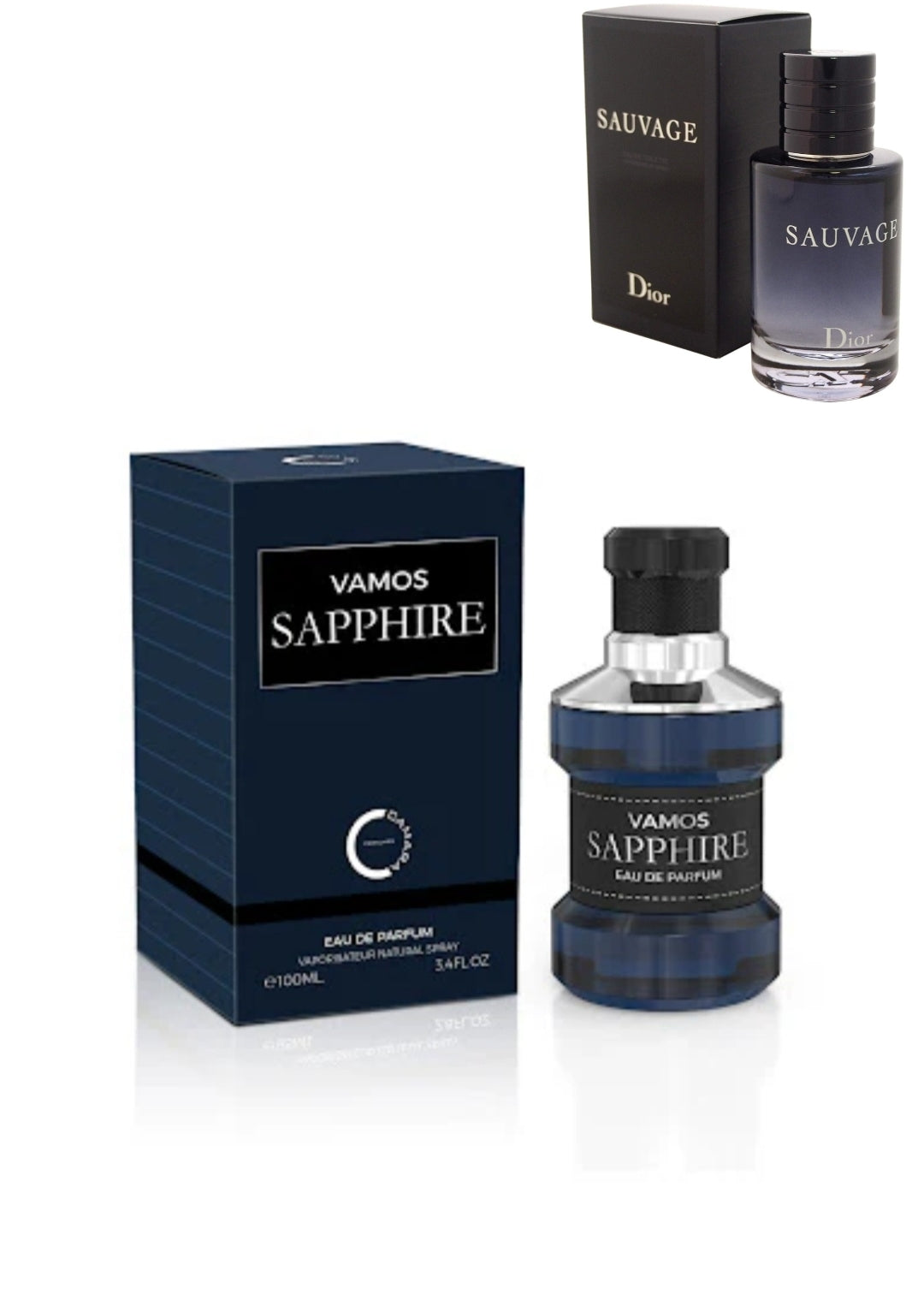 Vamos Sapphire by Camara 3.4 oz EAU De Parfum for Men