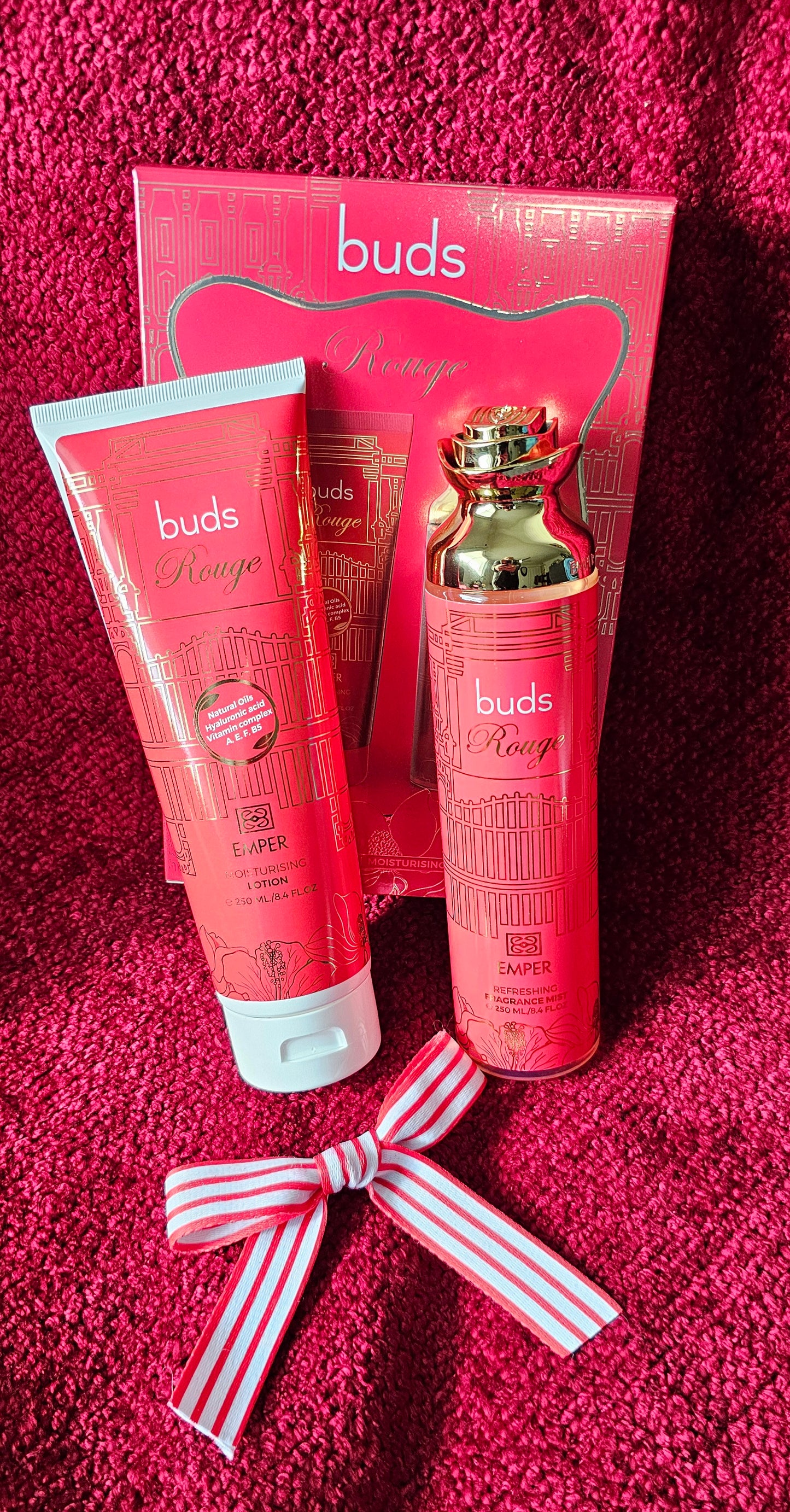 Set Buds Rouge Fragance Mist&Lotion 250ml each