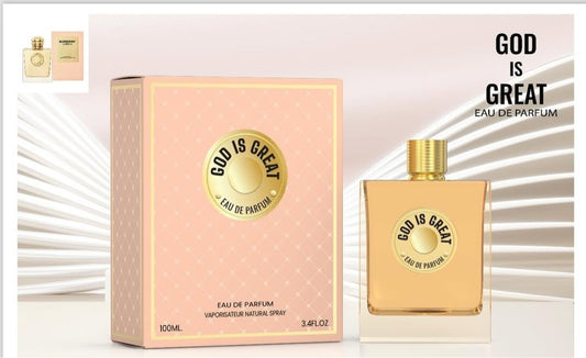 God is Great 3.4 oz EAU De Parfum