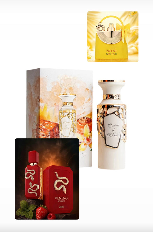 Combo Creme, Veneno, Nudo 3*1