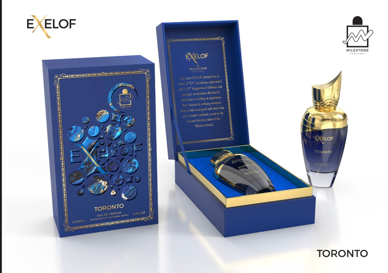 Exelof Toronto by Milestone 85ml EAU De Parfum