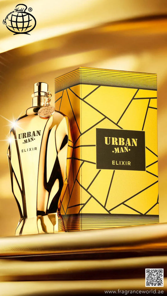 Urban Man Elixir by Fragance World 3.4oz EDP
