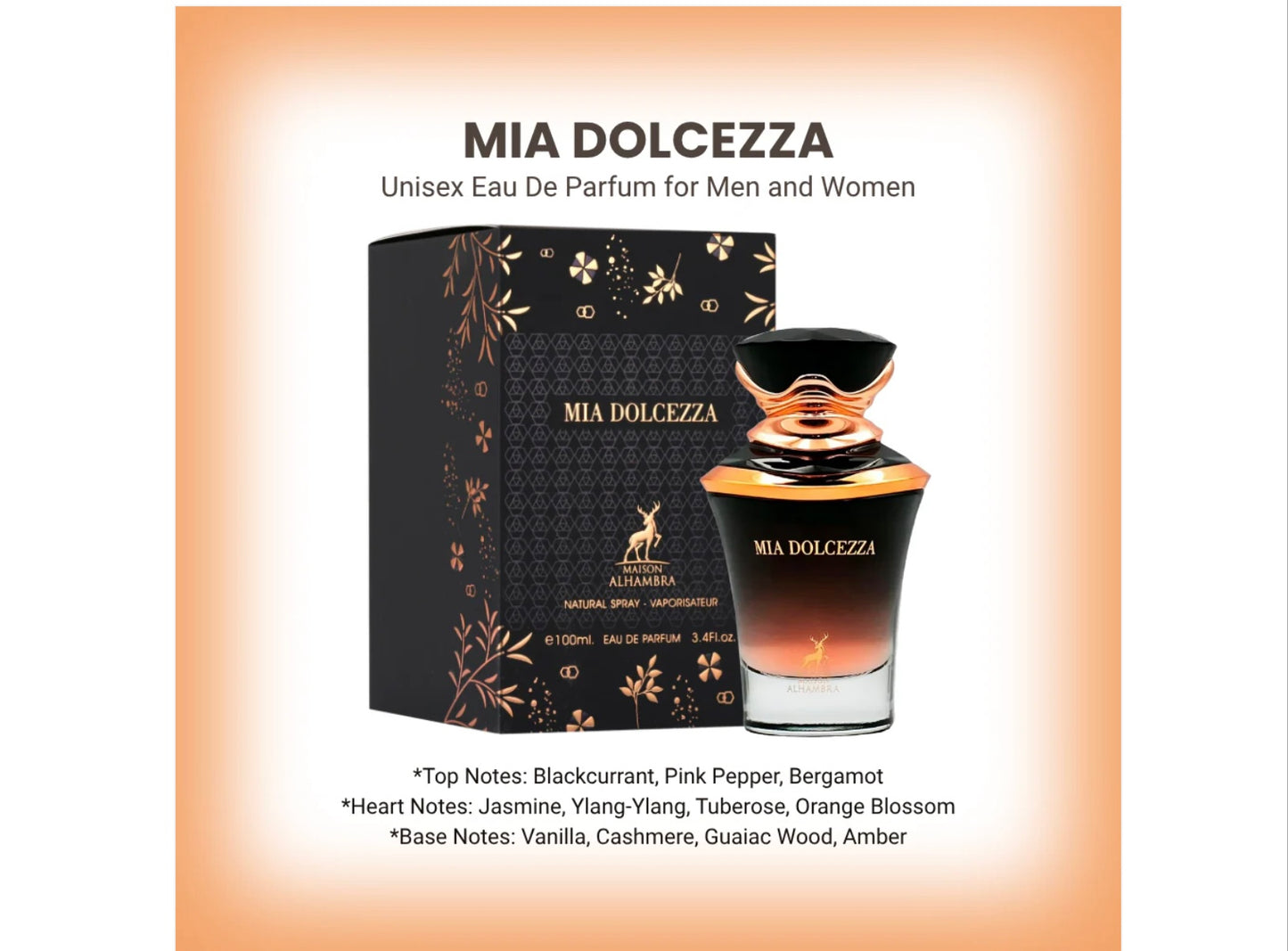 Mía Dolcezza by Maison Alhambra EDP 3.4oz