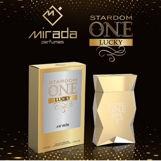 Stardom One Lucky By Mirada 3.4 oz EAU De Parfum for Men