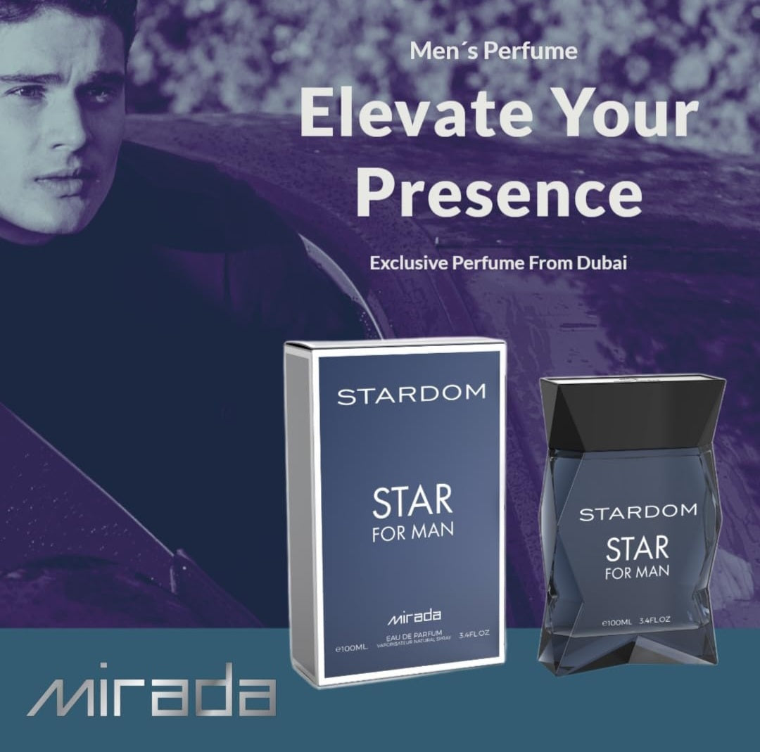 Stardom Star For Man By Mirada 3.4 oz EAU De Parfum