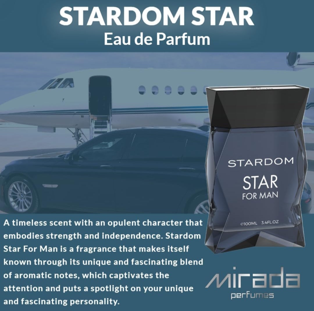 Stardom Star For Man By Mirada 3.4 oz EAU De Parfum