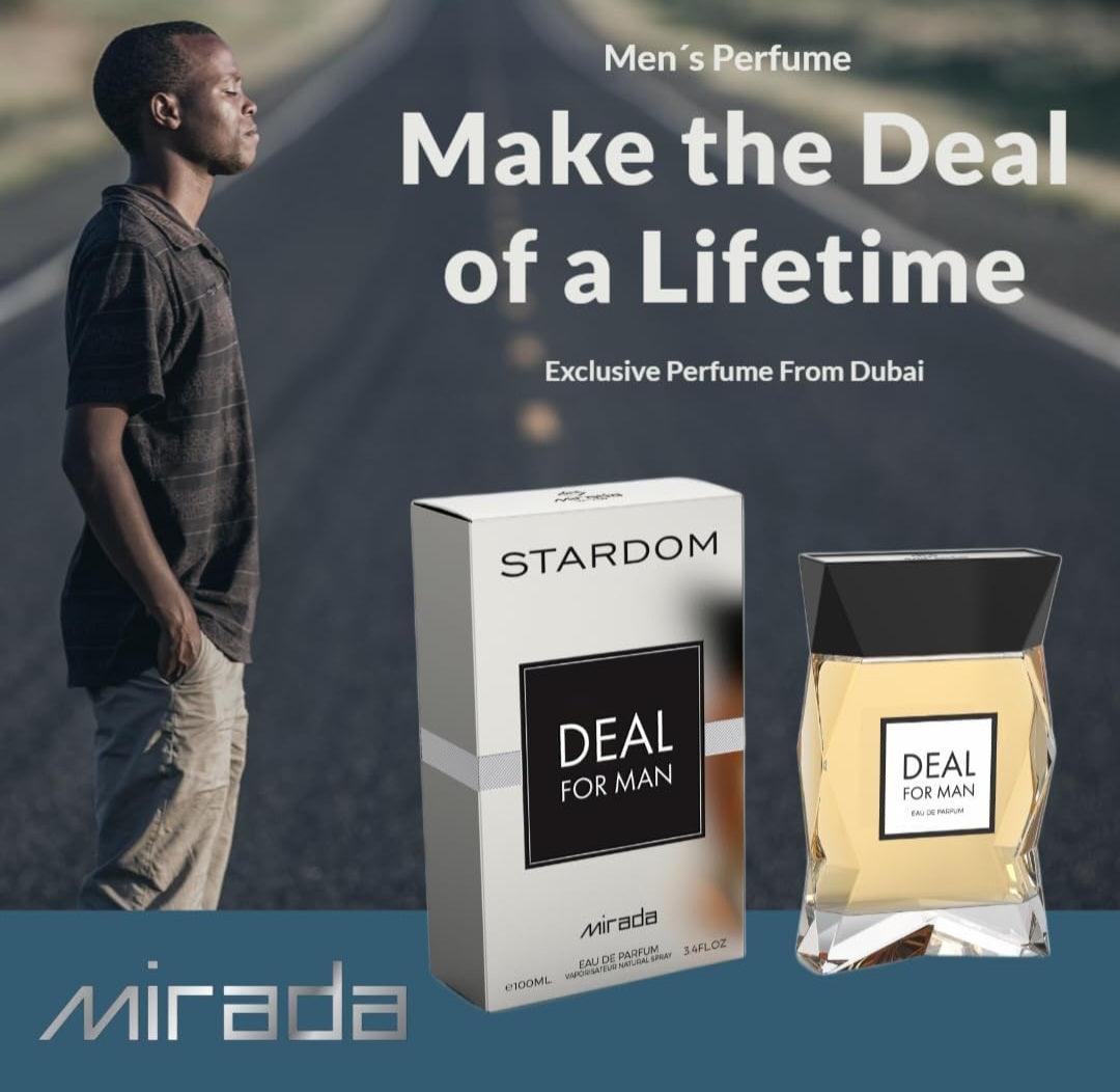 Stardom Deal For Man By Mirada 3.4 oz EAU De Parfum