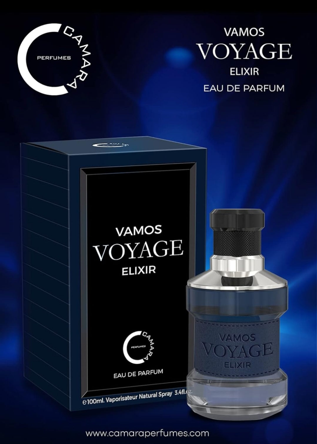 Vamos Voyage Elixir By Camara 3.4 oz EAU De Parfum