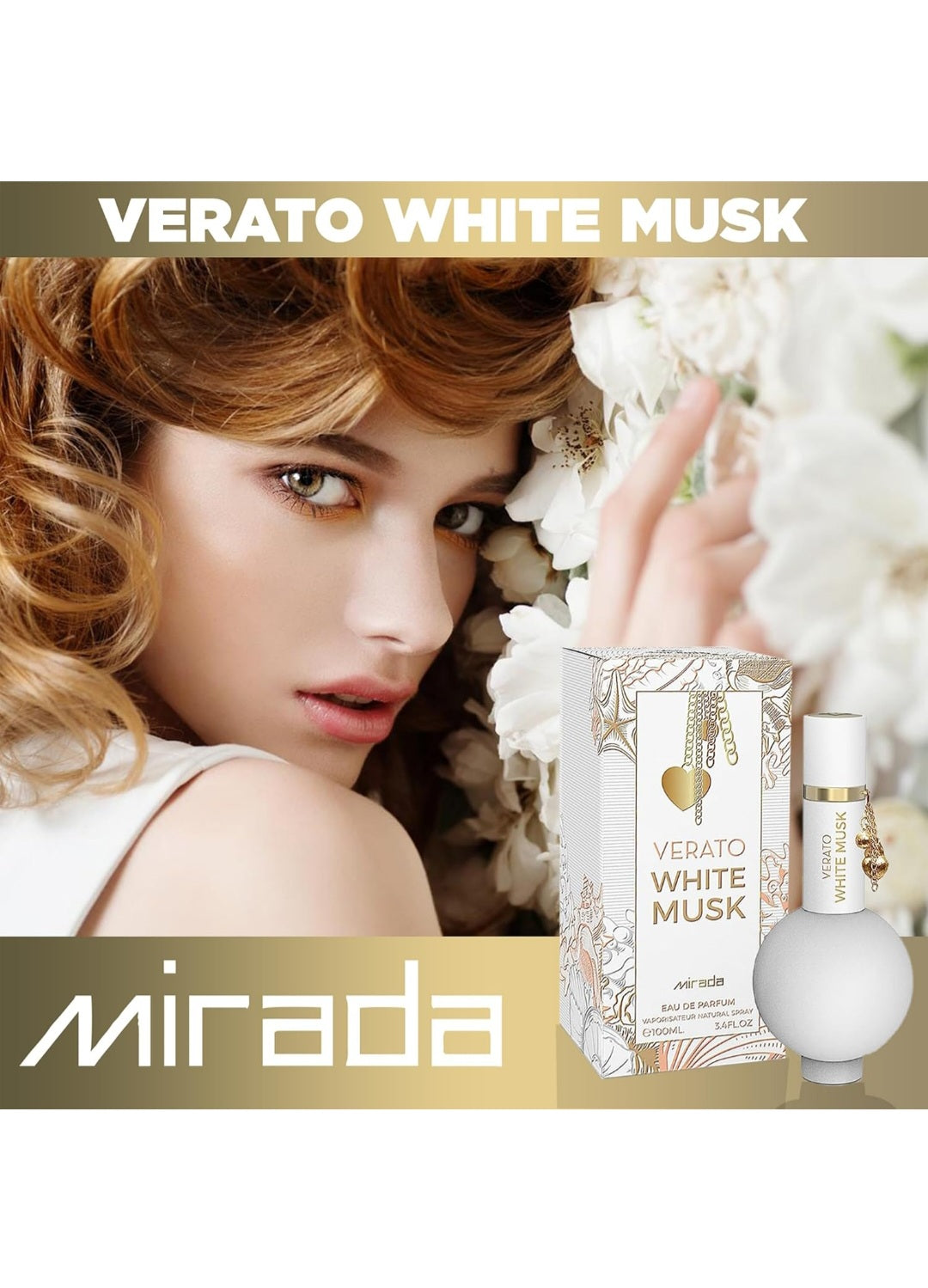 Verato White Musk by Mirada 3.4 oz EAU De Parfum