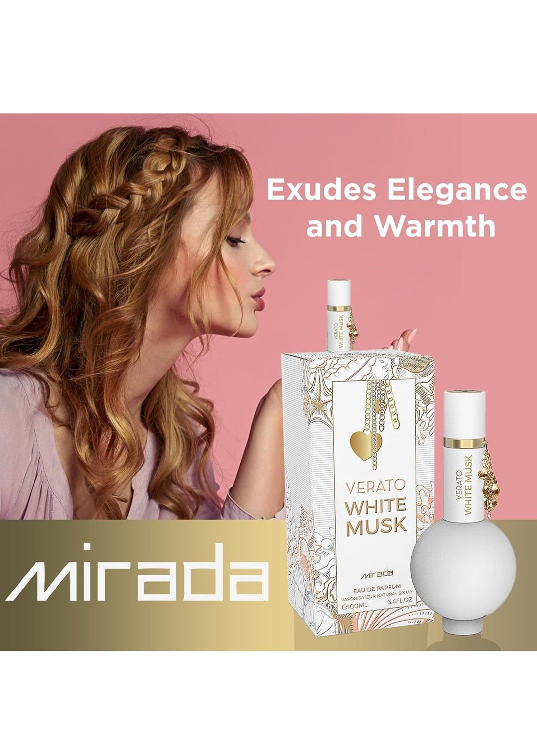 Verato White Musk by Mirada 3.4 oz EAU De Parfum