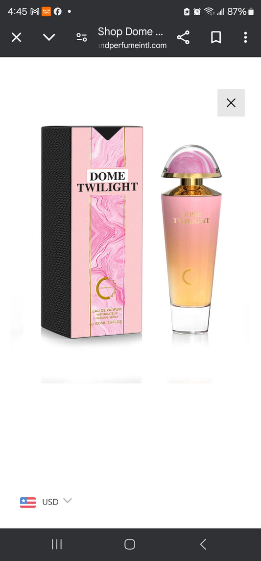 Dome Twilight by Camara 3.4 oz EAU De Parfum for Women