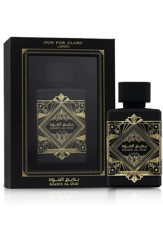 Badee Al Oud Oud For Glory by Lattafa 3.4 oz EAU De Parfum