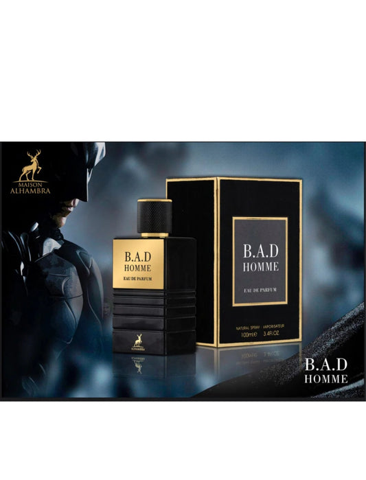 B.A.D Homme By Maison Alhambra 3.4 oz EAU De Parfum For Men