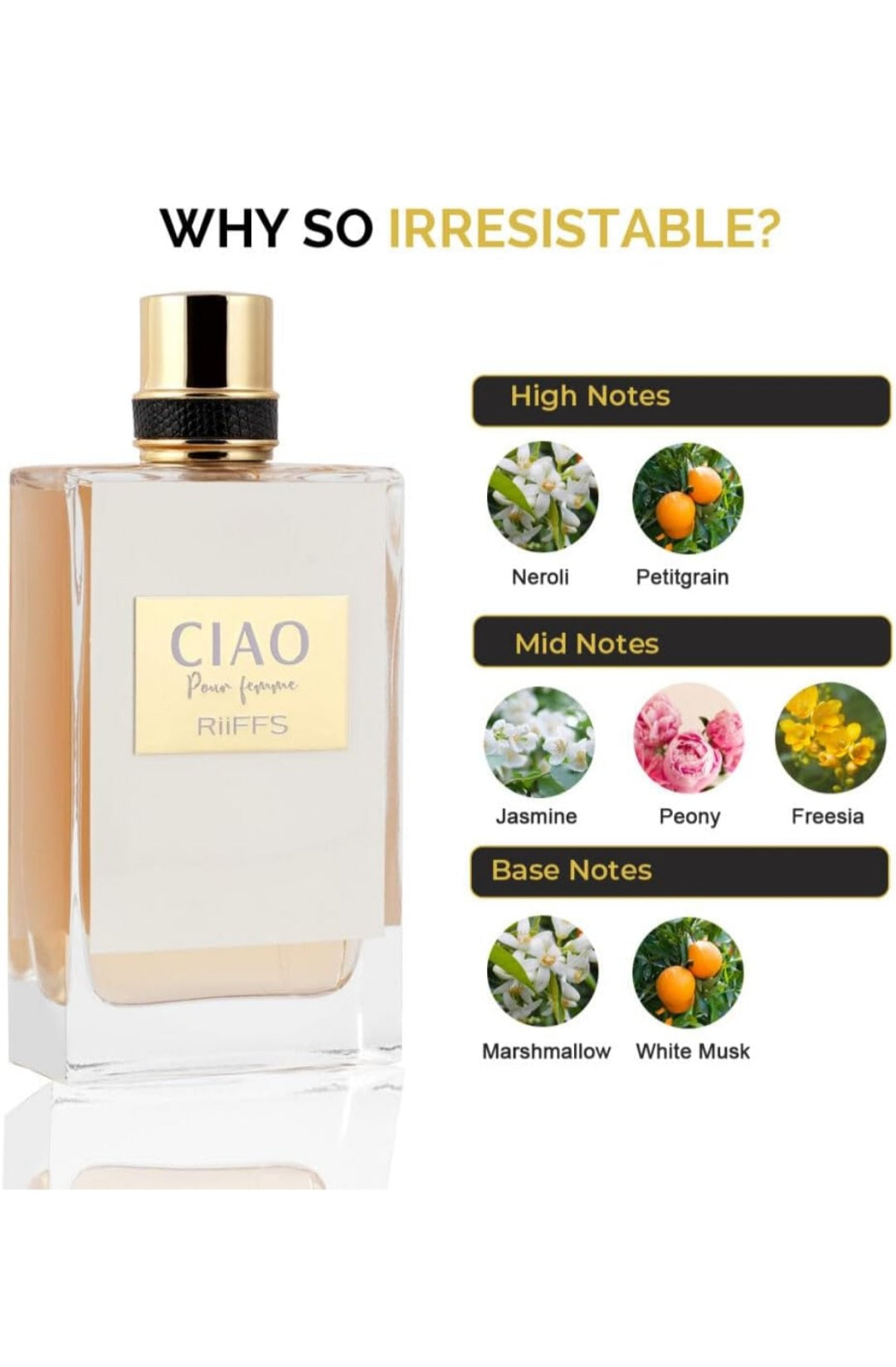 Ciao Pour Femme by Riiffs 3.4 oz EAU De Parfum