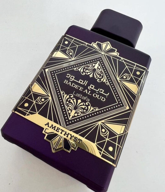 Badee Al Oud Amethyst by Lattafa 3.4 oz EAU De Parfum