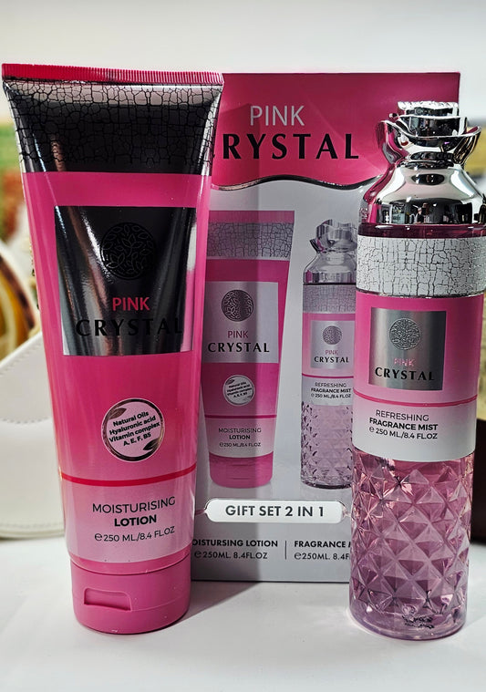 Gift Set 2 in 1 Pink Cristal 250ml/each