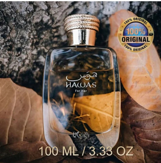 Hawas For Her by Rasasi 3.4 oz EAU De Parfum