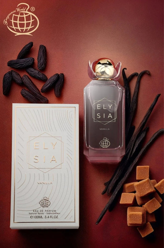 Elysia Vanilla by Fragance World 3.4 oz EAU De Parfum