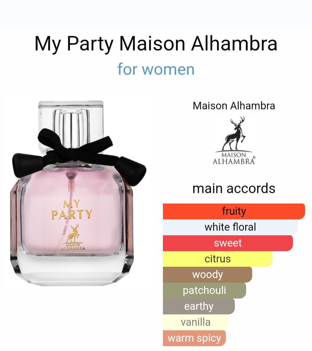 My Party by Maison Alhambra 3.4 oz EAU De Parfum