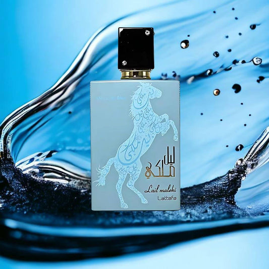 Lail Maleki Moroccan Blue By Lattafa 3.4 oz EAU De Parfum