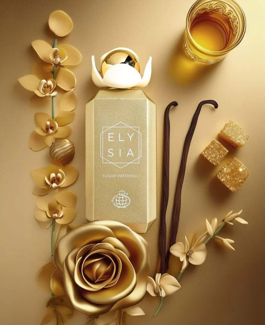 Elysia Sugar Patchouli by Fragance World 3.4 oz EAU De Parfum