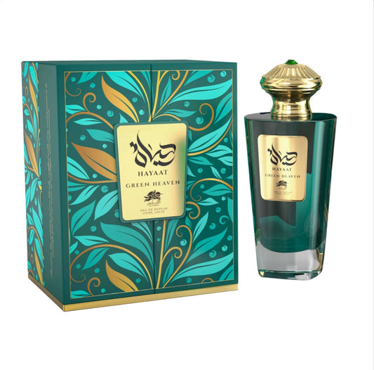 Hayaat Green Heaven by Al Fares 3.4oz EAU De Parfum