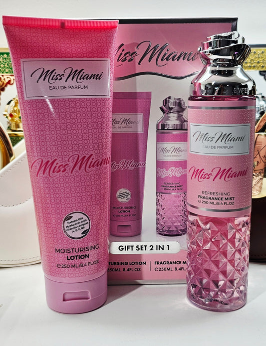 Gift Set 2in1. Miss Miami 250ml/each
